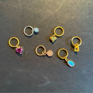 ⭐️3/$15⭐️ NWOT 6 Pc Belly Rings / Earrings, Gold/Silver